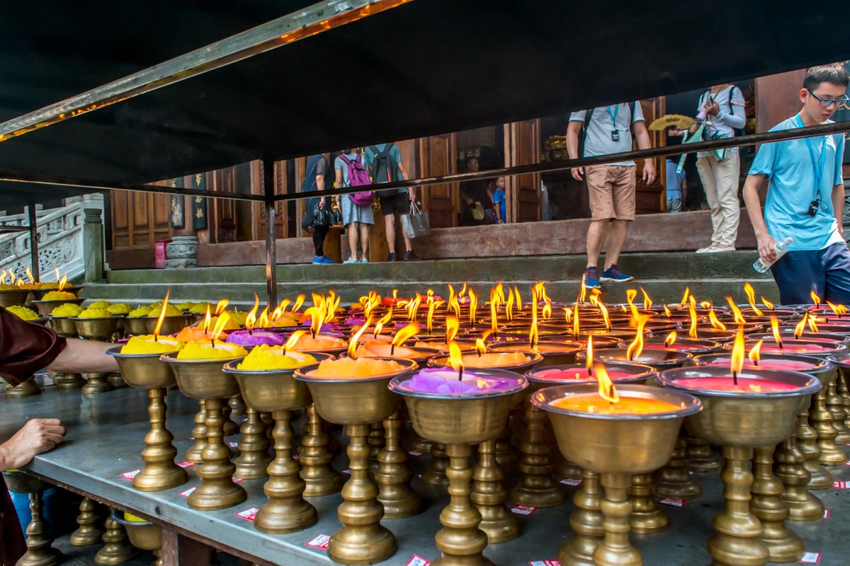 Velas Templo Leshan